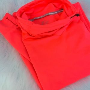 Nike Running dri fit LS top coral orange
